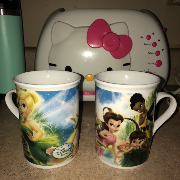 HP!🥳🧚‍♀️2010 Disney Tinkerbell Fairy Mugs 🧚‍♂️ - Picture 3 of 10